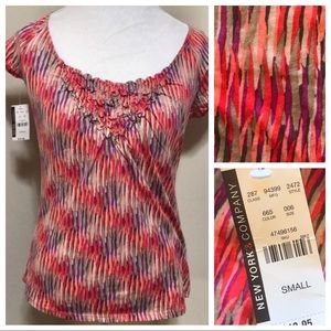 🆕 NY&Co. Shirt. Pretty colors!